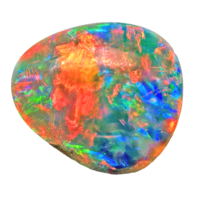 Ein Kristall-Opal mit extrem intensivem Farbspiel.