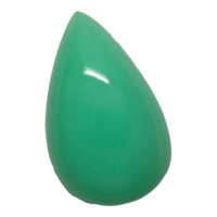 Ein polierter Grüner Opal aus Serbien.