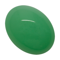 Ein polierter Grüner Opal aus Serbien